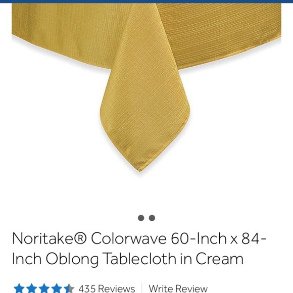 New Noritake colorwave 60”x84” tablecloth - Picture 3 of 6